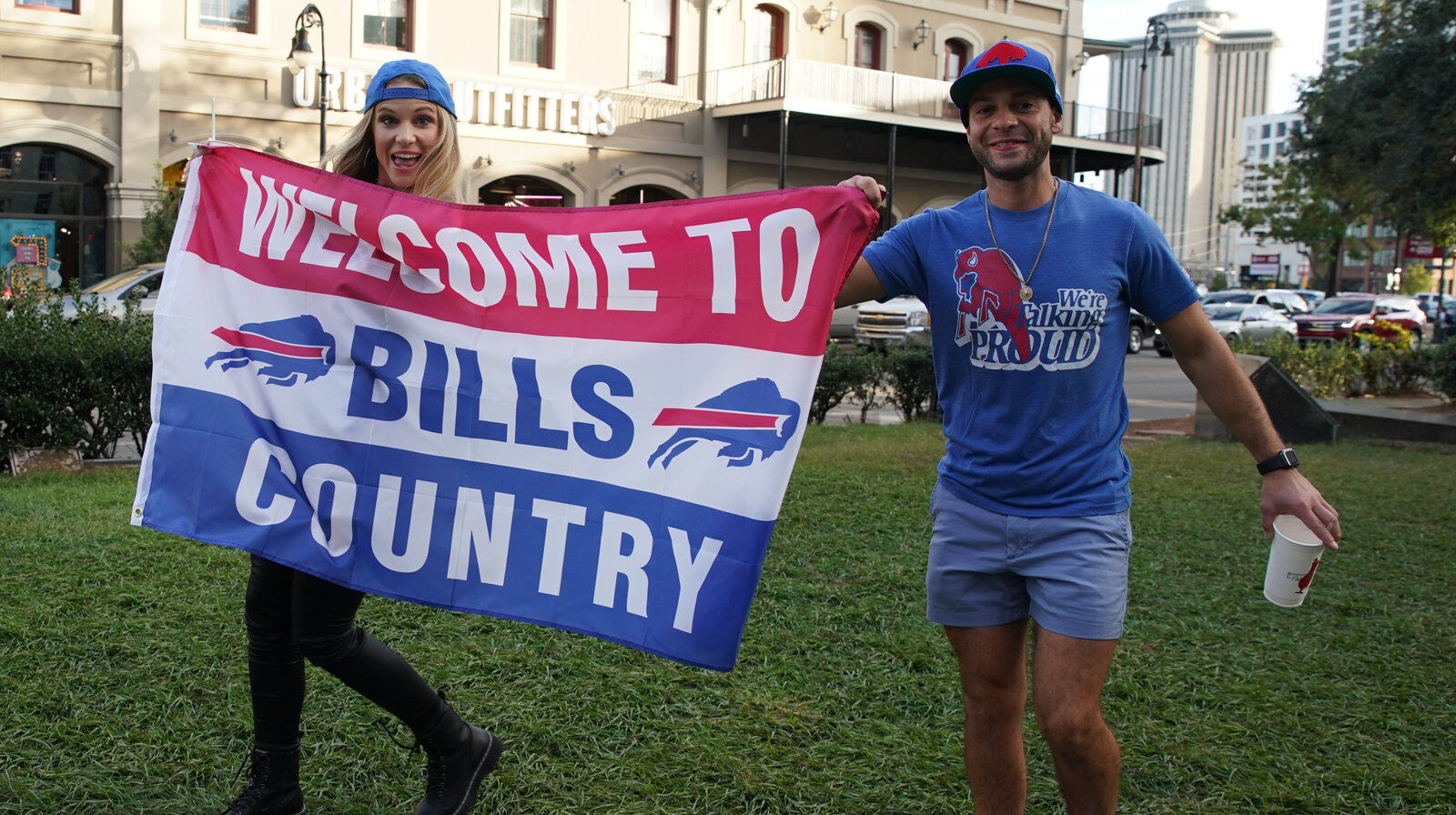Buffalo Bills packers of NOLA Takeover Parade
